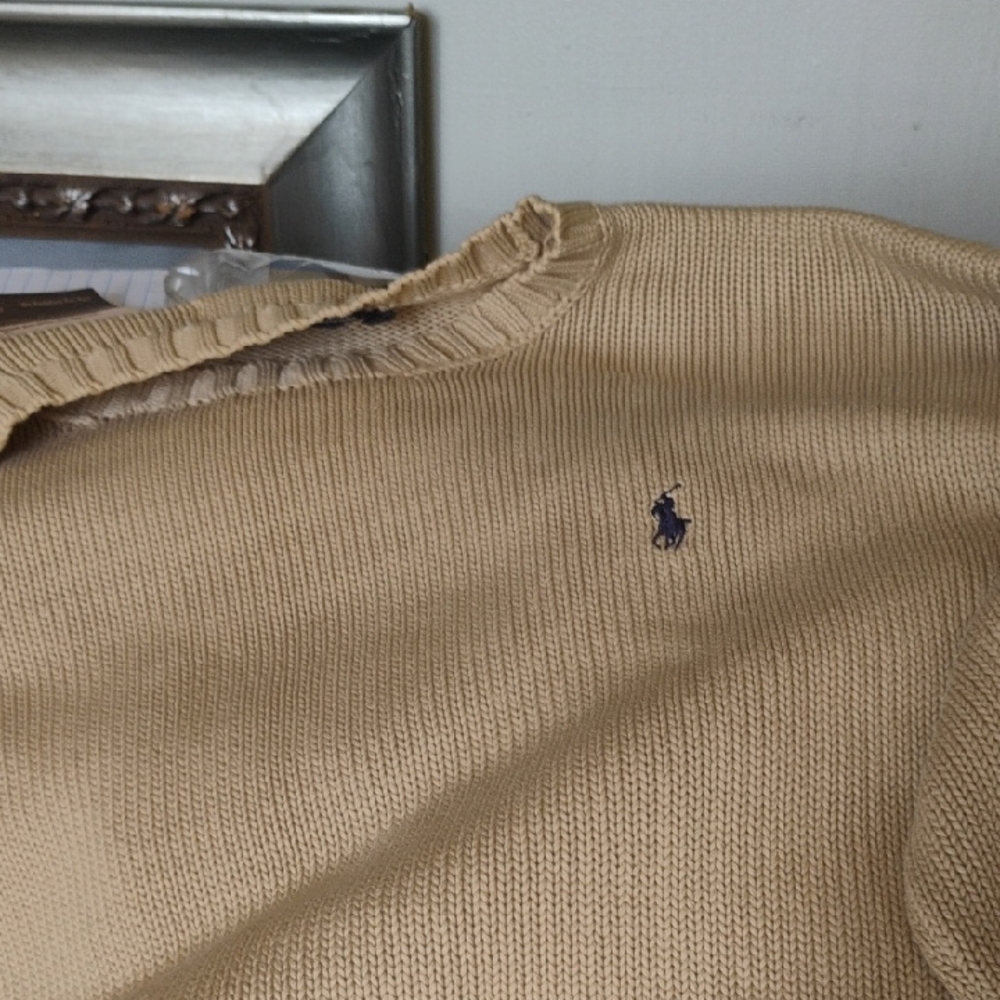Ralph Lauren Beige Knit Sweater